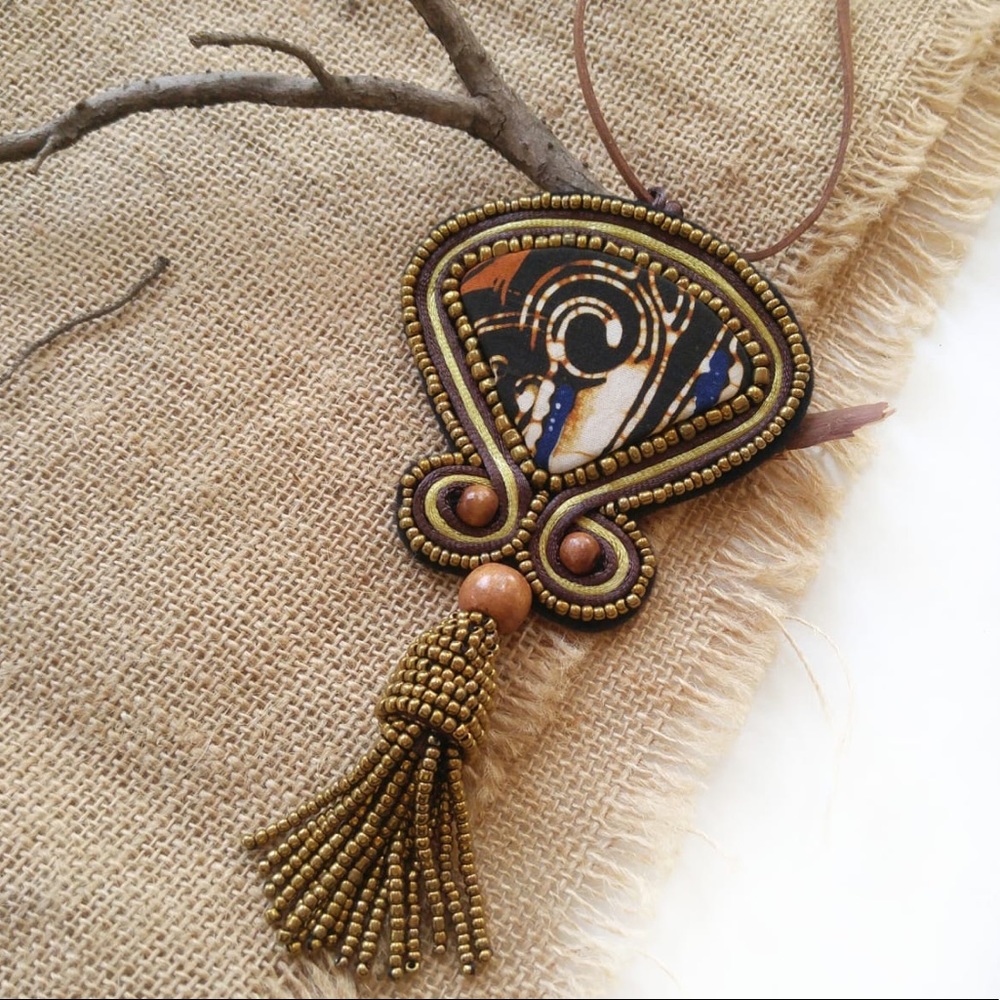 NWT Handmade Pendant Tassel by ba/tik